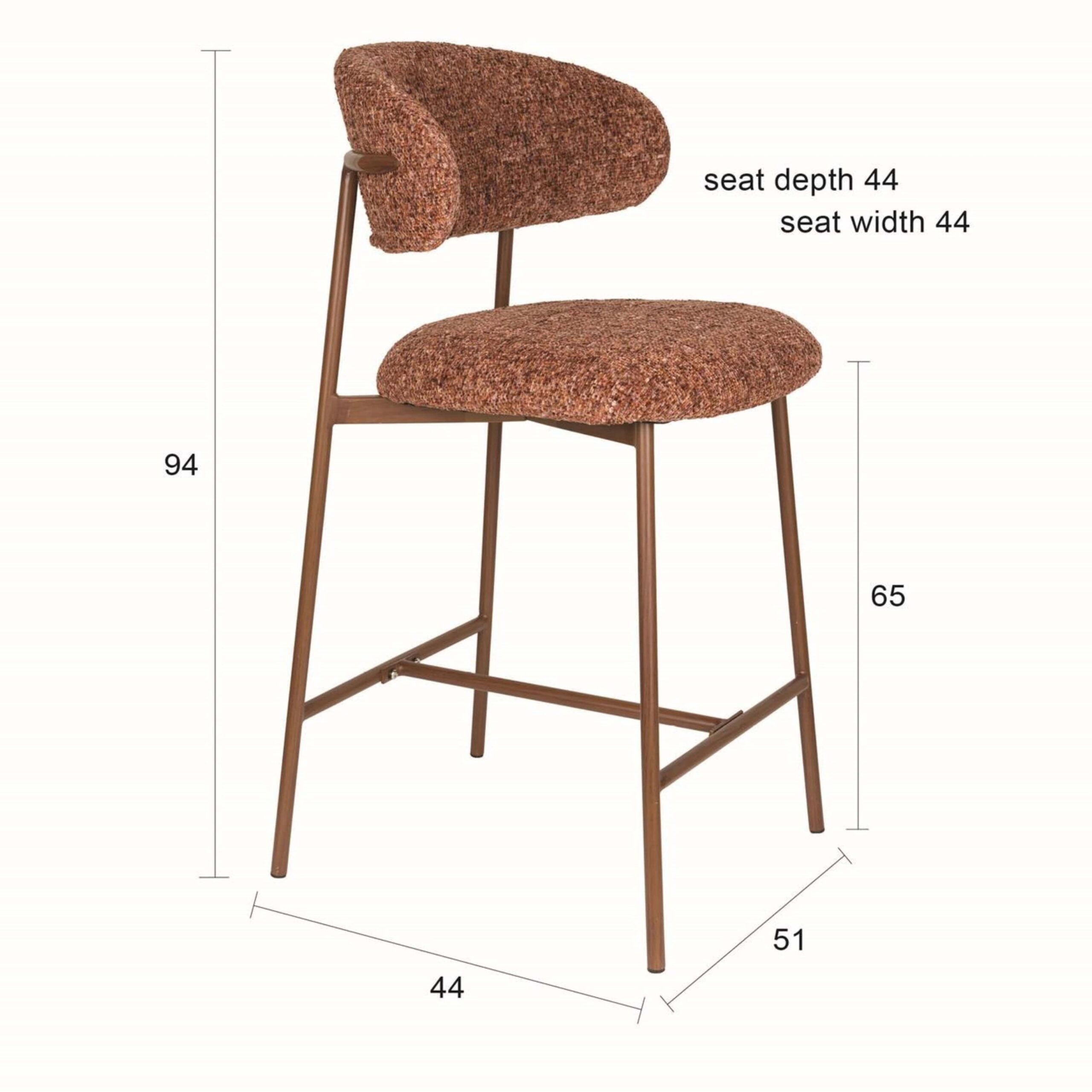 tabouret de comptoir claes - terra 11 tabouret de comptoir claes - terra – image 11