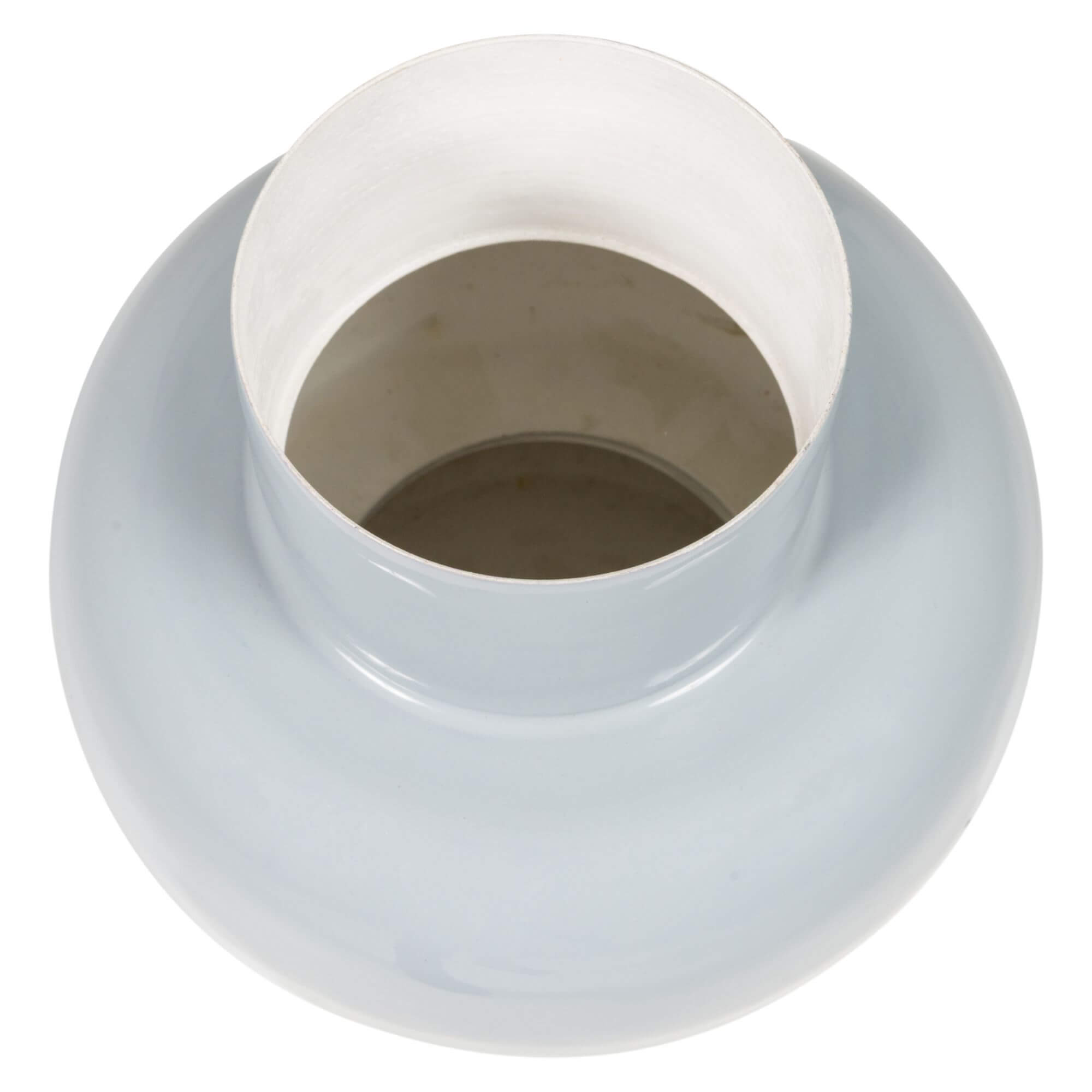 vase auri - ø 20 x h 27 cm - métal - bleu 4 vase auri - ø 20 x h 27 cm - métal - bleu – image 4