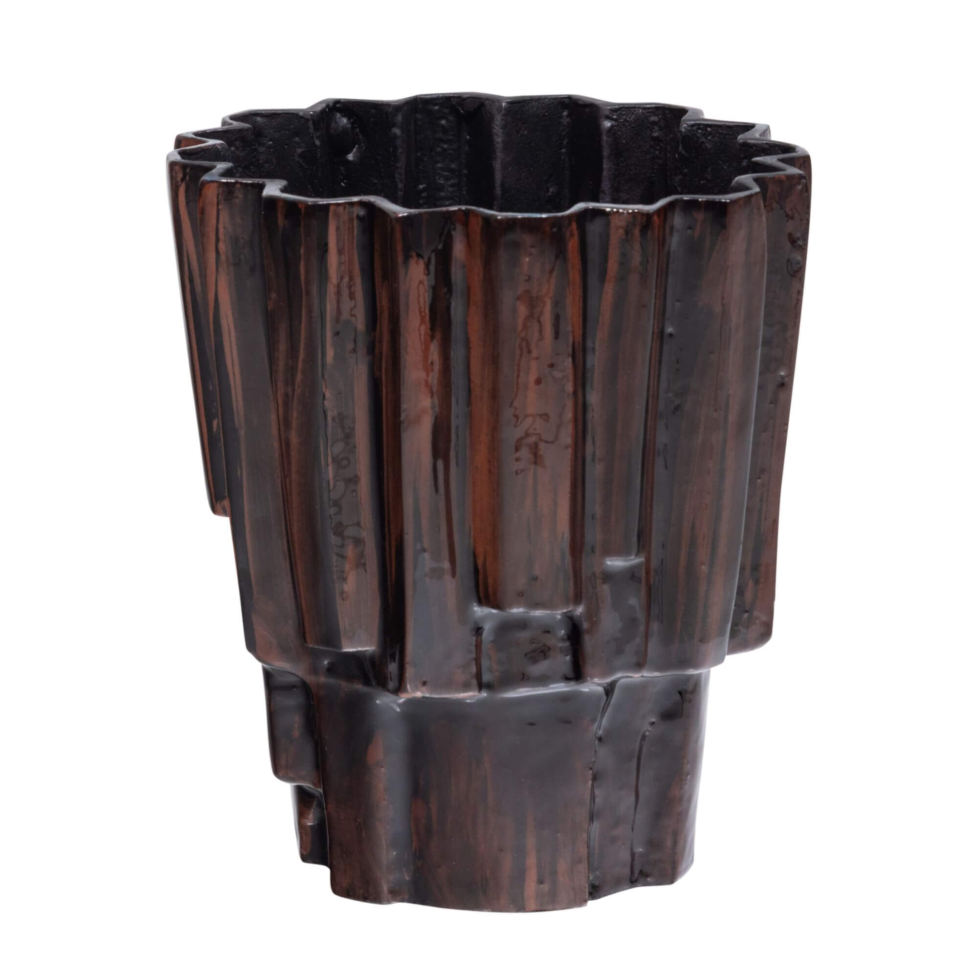 cache-pot drava - ø 22 x h 20 cm - alu 5 cache-pot drava - ø 22 x h 20 cm - alu – image 5