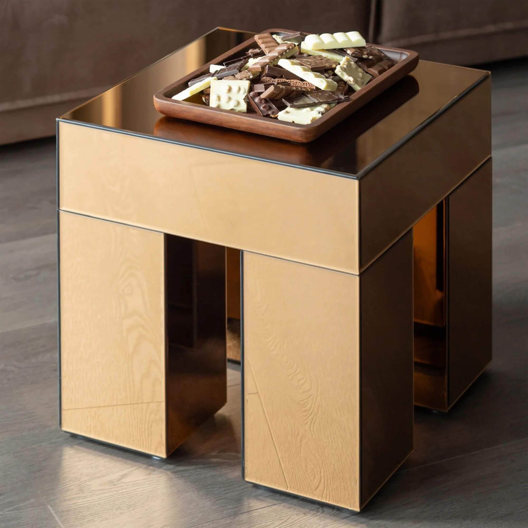 table d'appoint mirrox - l 45 x h 50 cm 2 table d'appoint mirrox - l 45 x h 50 cm – image 2