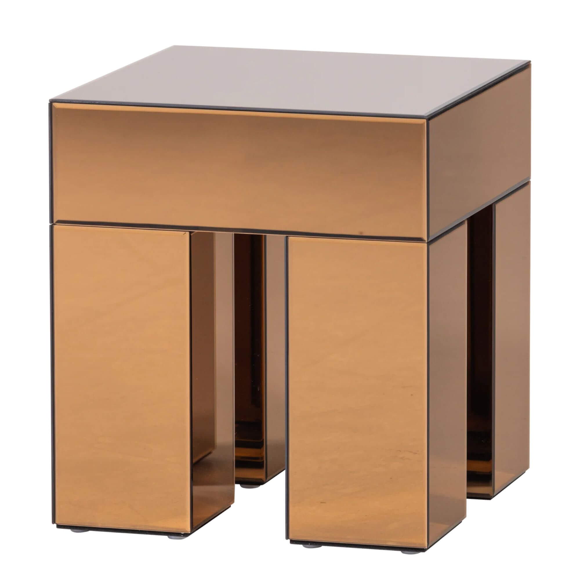 table d'appoint mirrox - l 45 x h 50 cm 1 table d'appoint mirrox - l 45 x h 50 cm