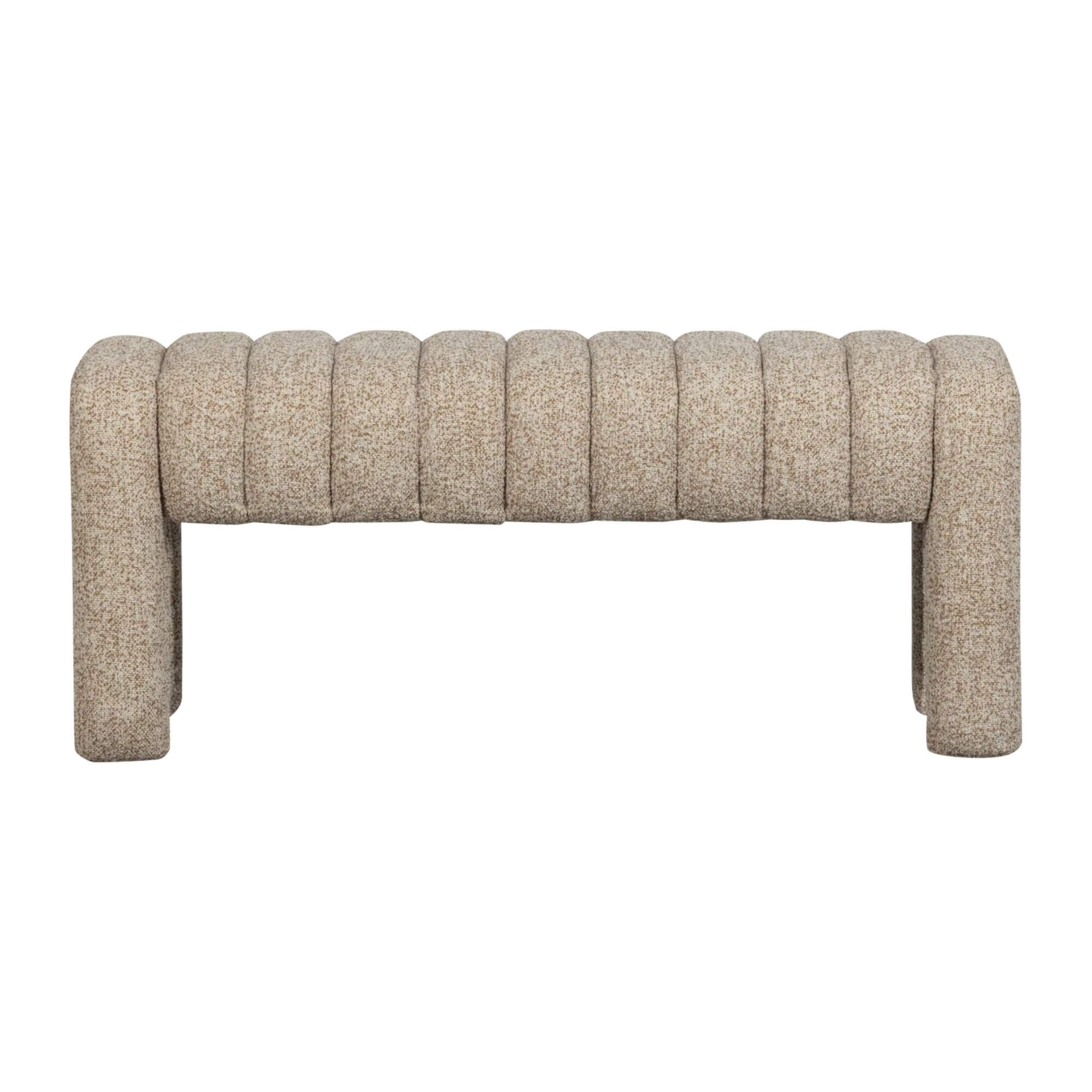 banc frex bouclé - l 110 x h 48 cm 5 banc frex bouclé - l 110 x h 48 cm – image 5