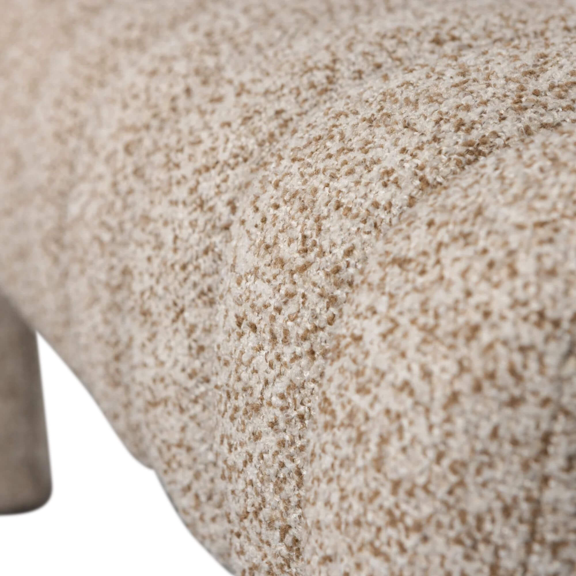 banc frex bouclé - l 110 x h 48 cm 3 banc frex bouclé - l 110 x h 48 cm – image 3