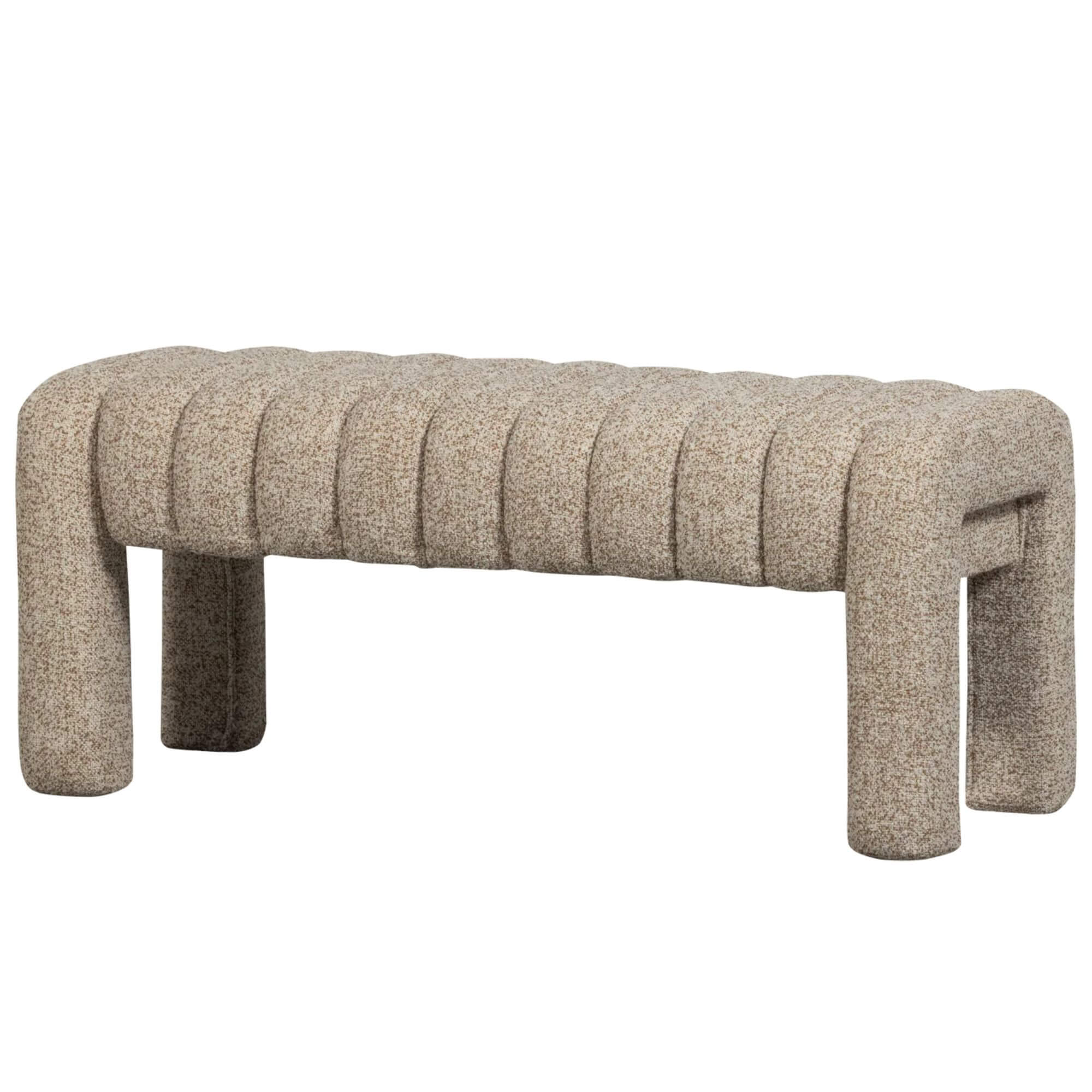 banc frex bouclé - l 110 x h 48 cm 1 banc frex bouclé - l 110 x h 48 cm