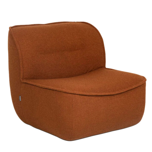 fauteuil lounge gorm - pivotant - makalu magnolia - furninova