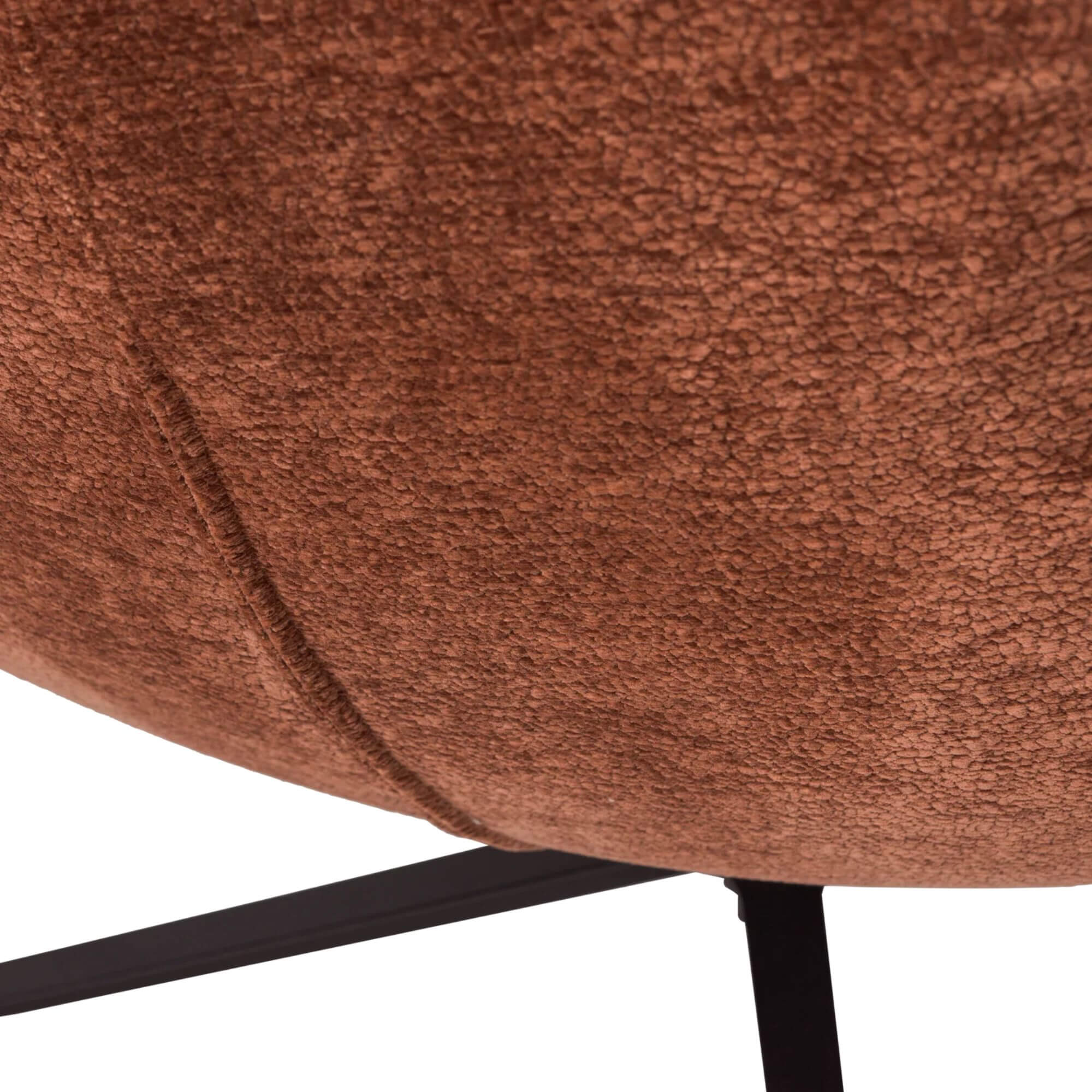 fauteuil lounge maudi - pivotant - ochre 4 fauteuil lounge maudi - pivotant - ochre – image 4