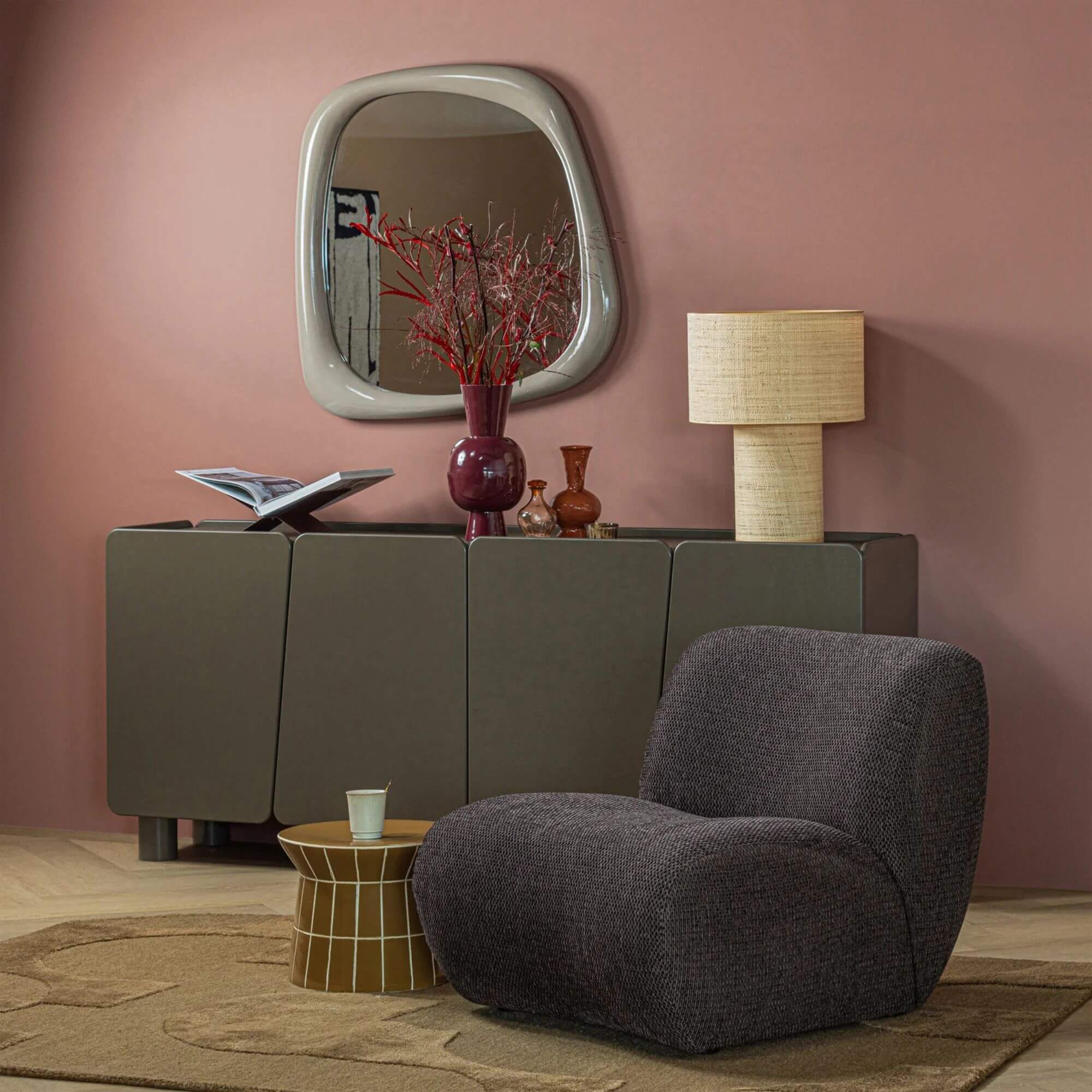 table basse/appoint plu - honey - ø 38 x h 30 cm 3 table basse/appoint plu - honey - ø 38 x h 30 cm – image 3