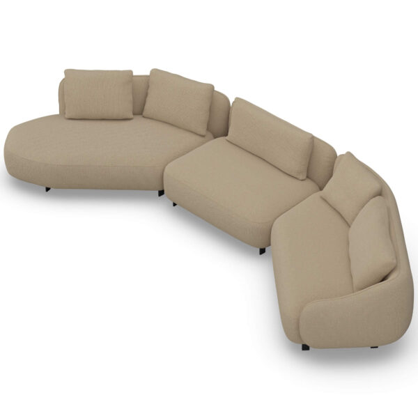 Canapé Orca - L 470 cm - Makalu beige - Furninova