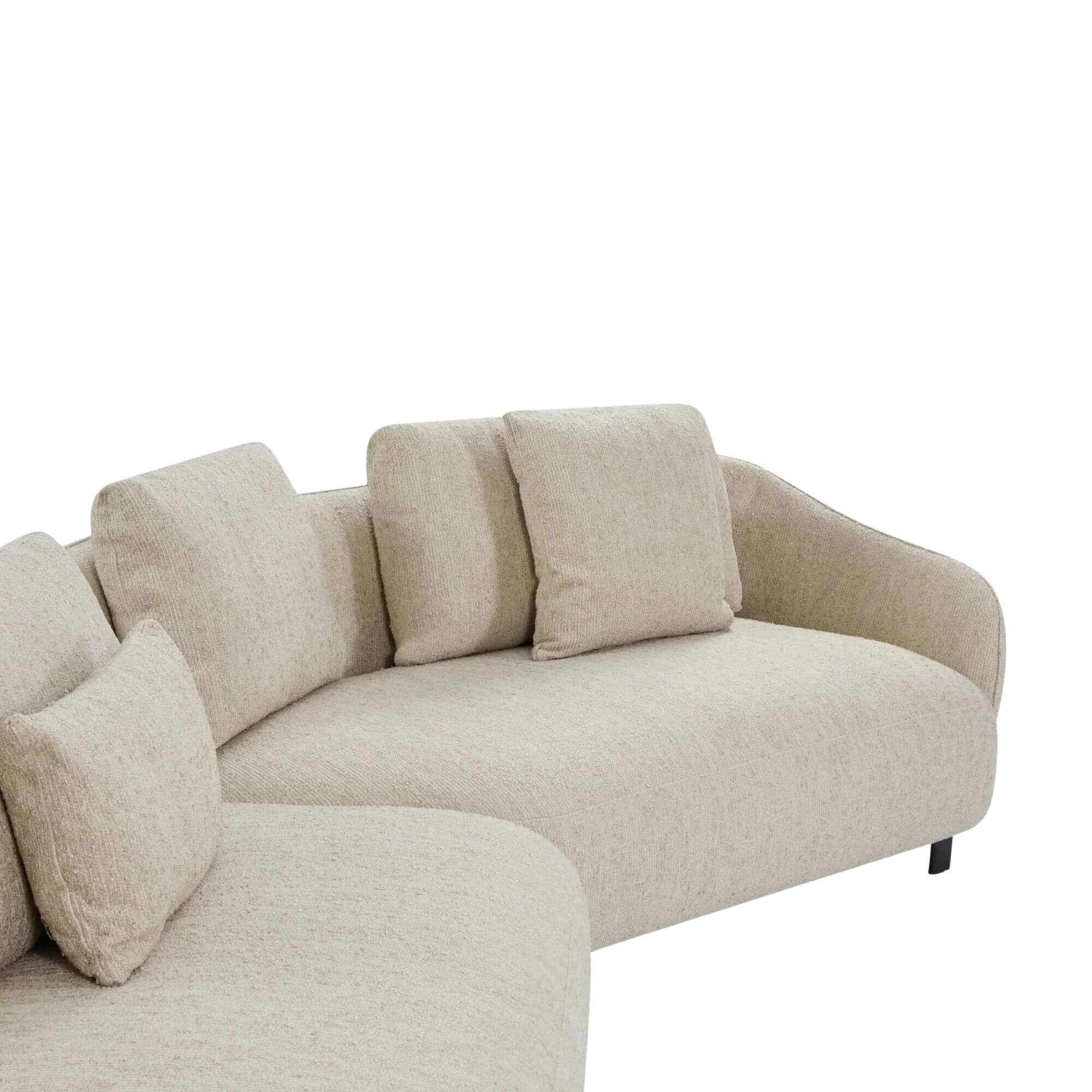 canapé orca - l 349 cm - makalu beige- furninova 11 canapé orca - l 349 cm - makalu beige- furninova – image 11