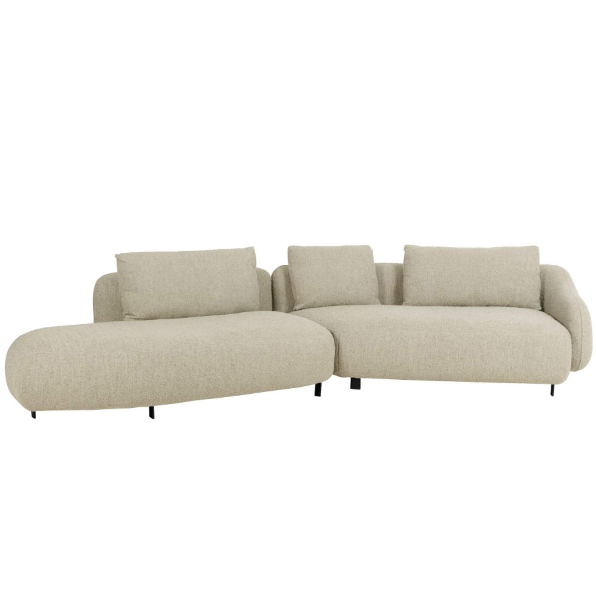 canapé orca - l 349 cm - makalu beige- furninova 16 canapé orca - l 349 cm - makalu beige- furninova – image 16