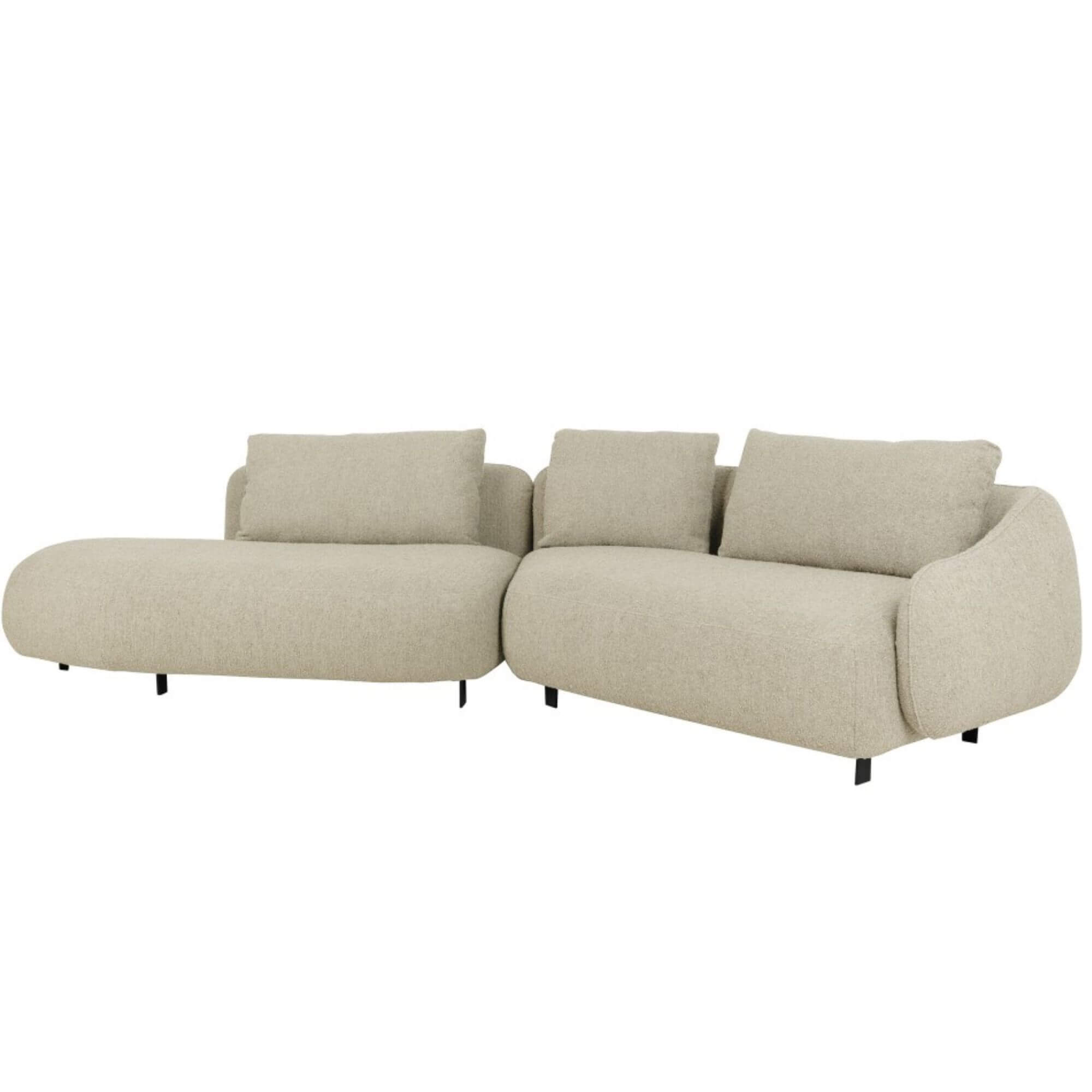 canapé orca - l 349 cm - makalu beige- furninova 13 canapé orca - l 349 cm - makalu beige- furninova – image 13