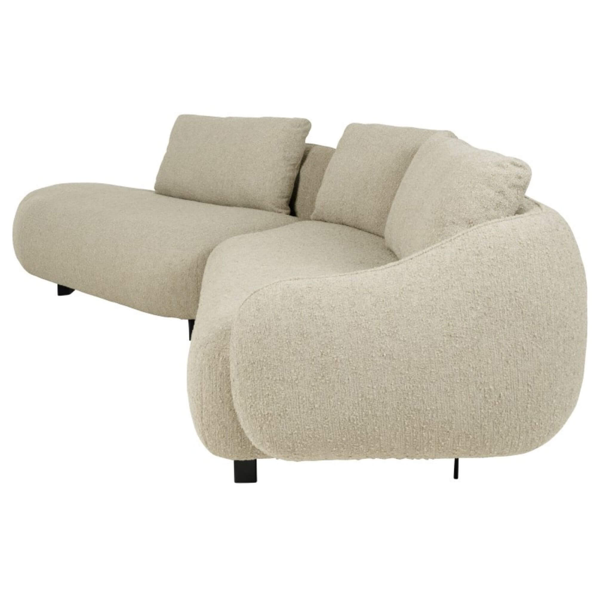 canapé orca - l 349 cm - makalu beige- furninova 9 canapé orca - l 349 cm - makalu beige- furninova – image 9