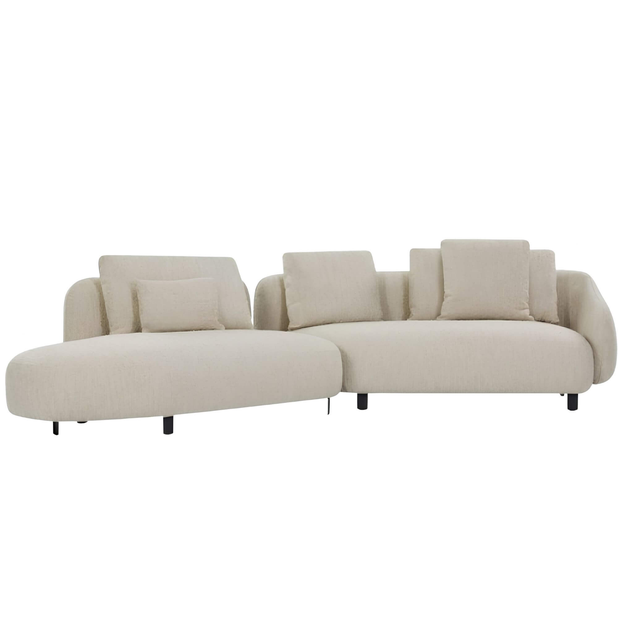 canapé orca - l 349 cm - makalu beige- furninova 14 canapé orca - l 349 cm - makalu beige- furninova – image 14