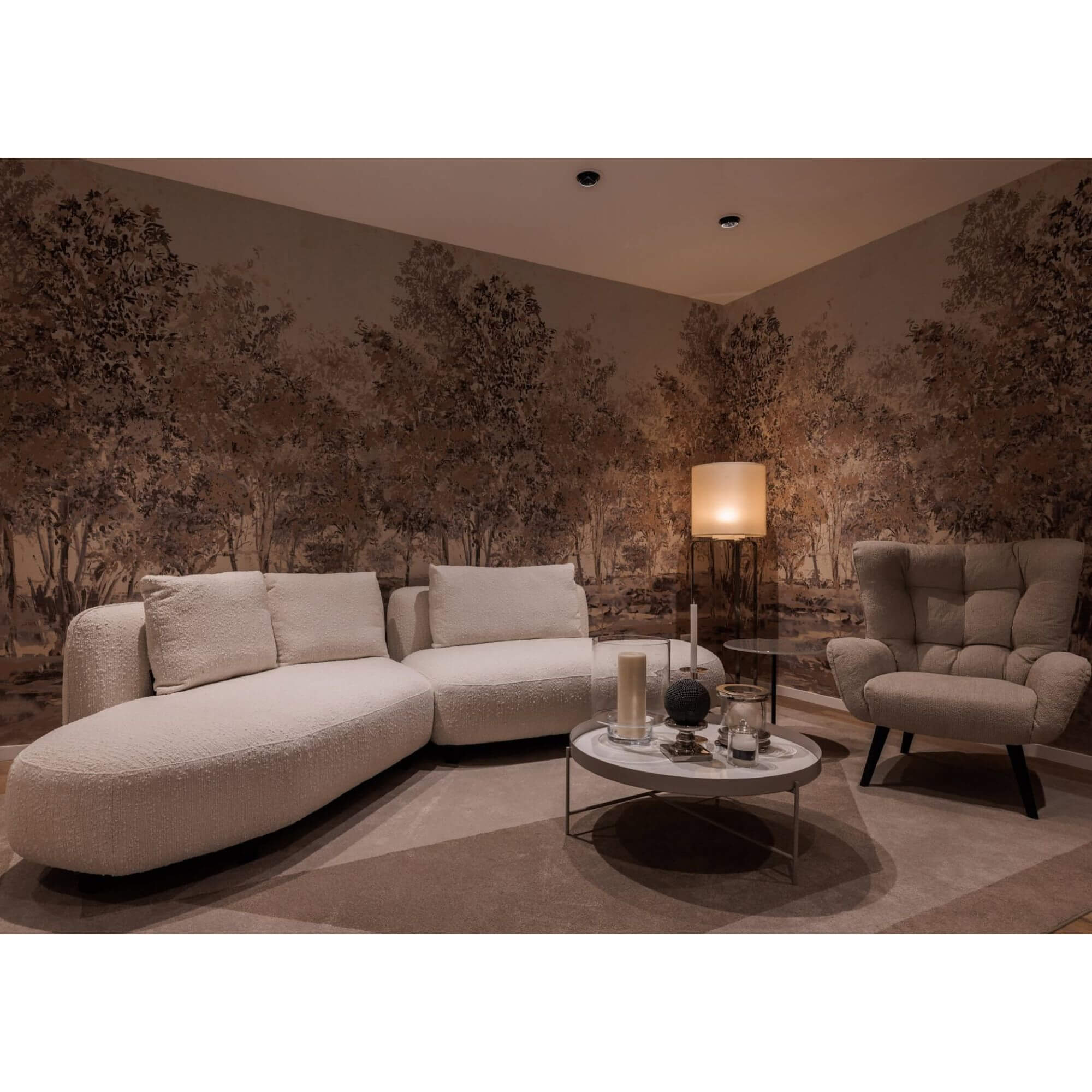 canapé orca - l 349 cm - makalu beige- furninova 6 canapé orca - l 349 cm - makalu beige- furninova – image 6