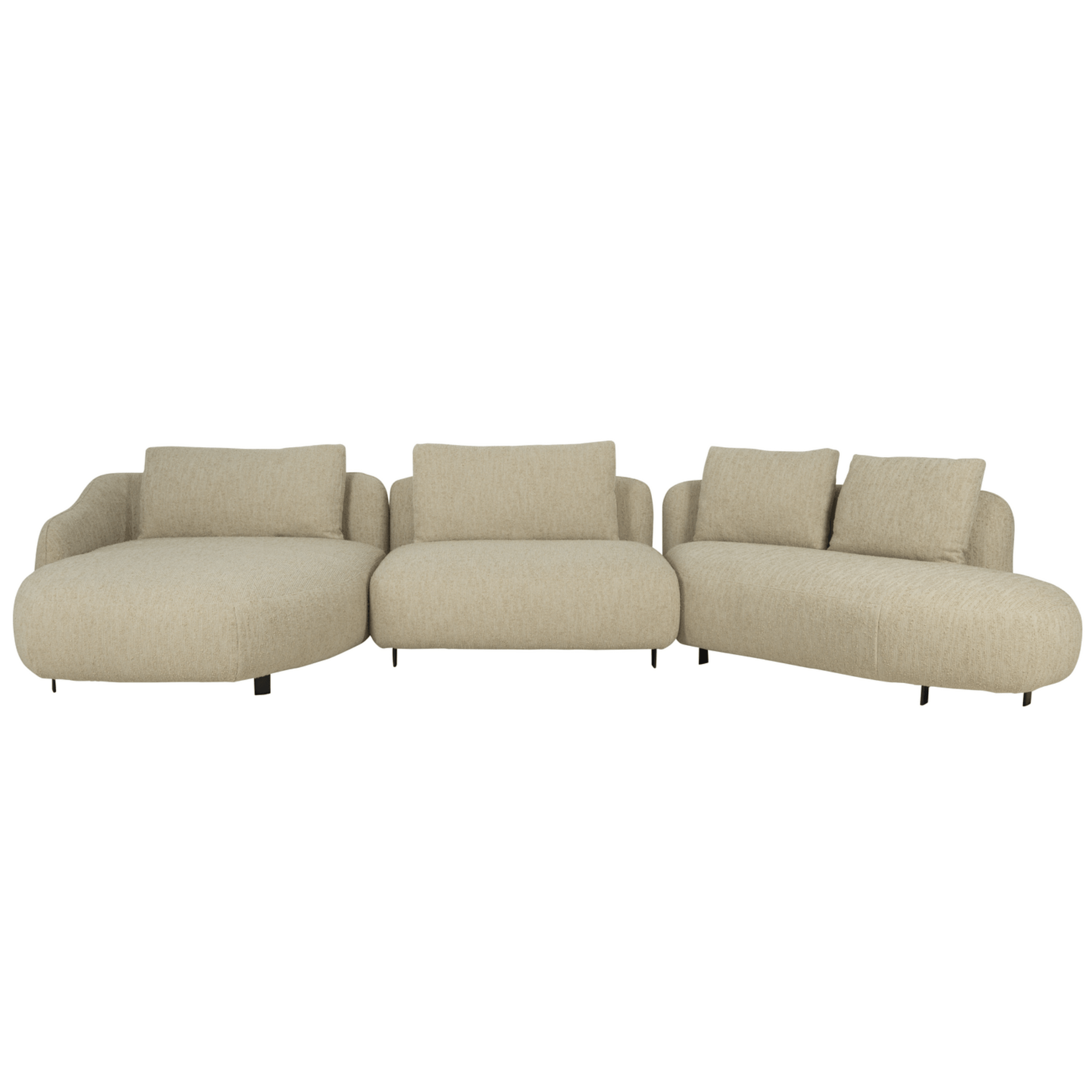 canapé orca - l 398 cm - makalu natural - furninova 10 canapé orca - l 398 cm - makalu natural - furninova – image 10