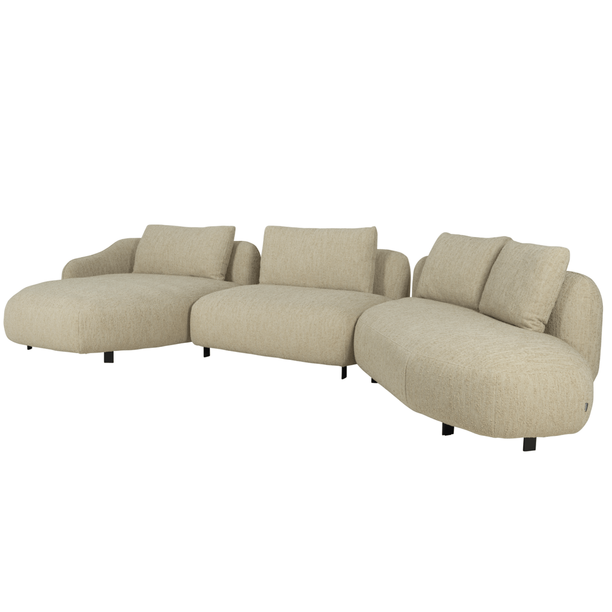 canapé orca - l 398 cm - makalu natural - furninova 8 canapé orca - l 398 cm - makalu natural - furninova – image 8