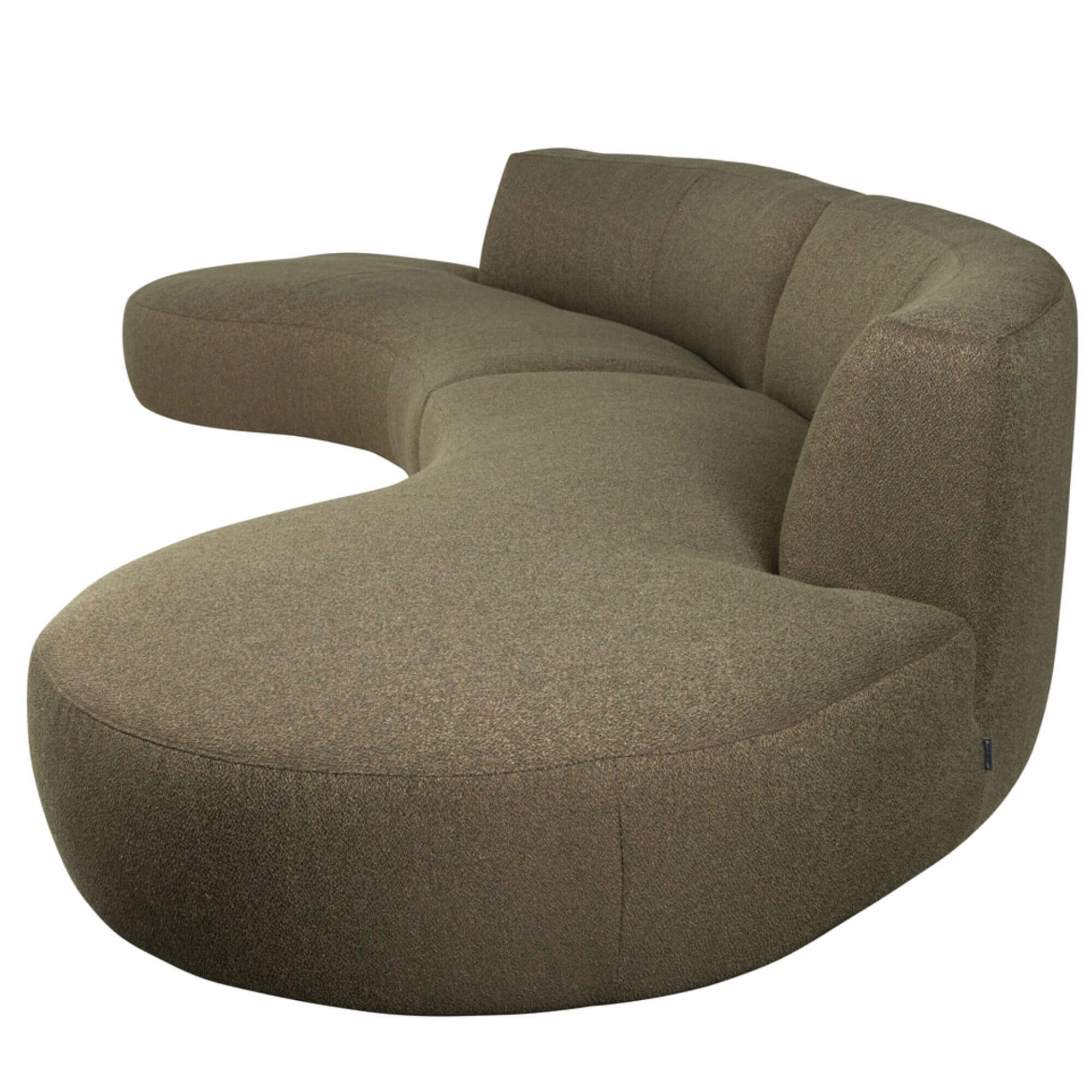 canapé vesta round - l 348 cm - alice beige - furninova 1 canapé vesta round - l 348 cm - alice beige - furninova