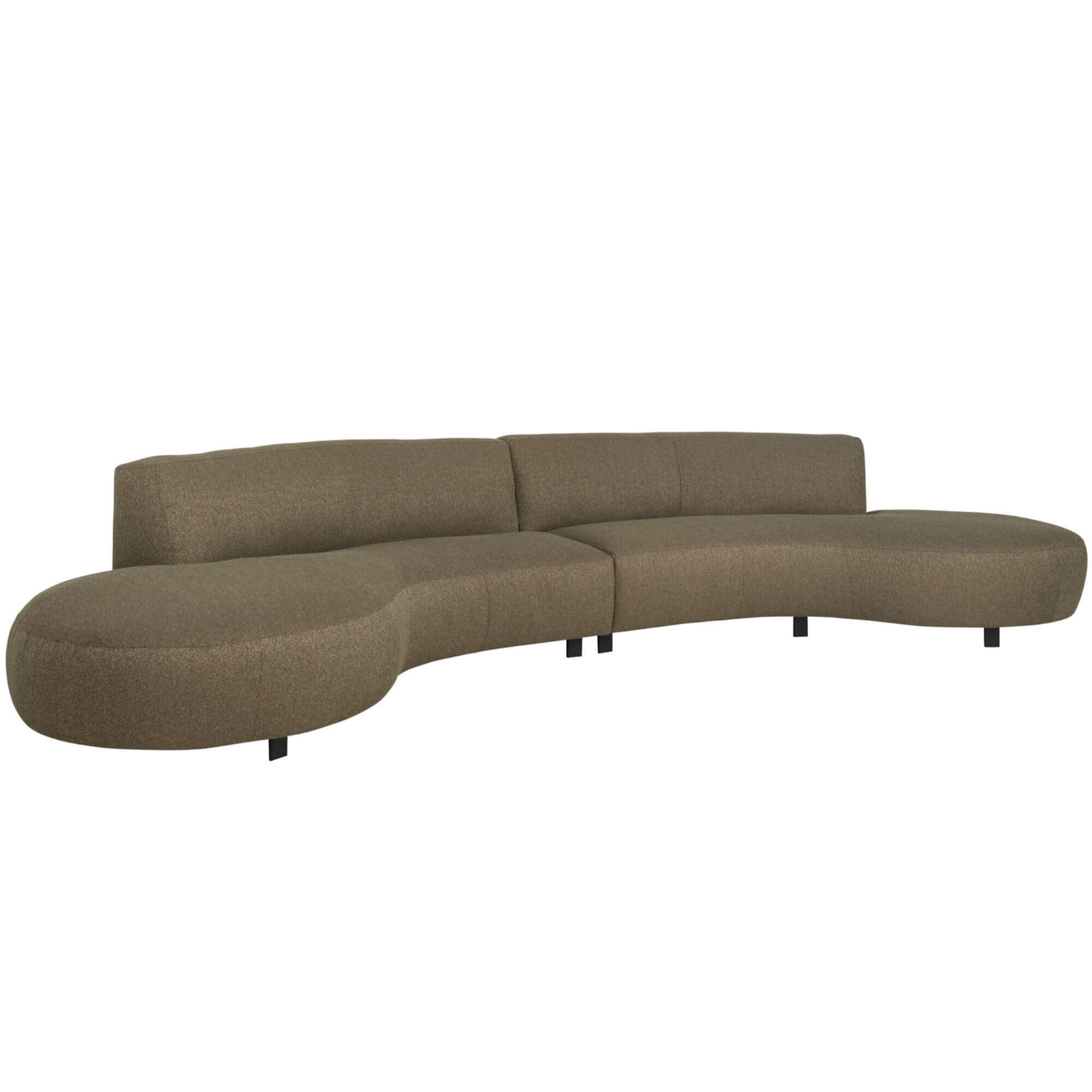 canapé vesta round - l 348 cm - alice beige - furninova 4 canapé vesta round - l 348 cm - alice beige - furninova – image 4