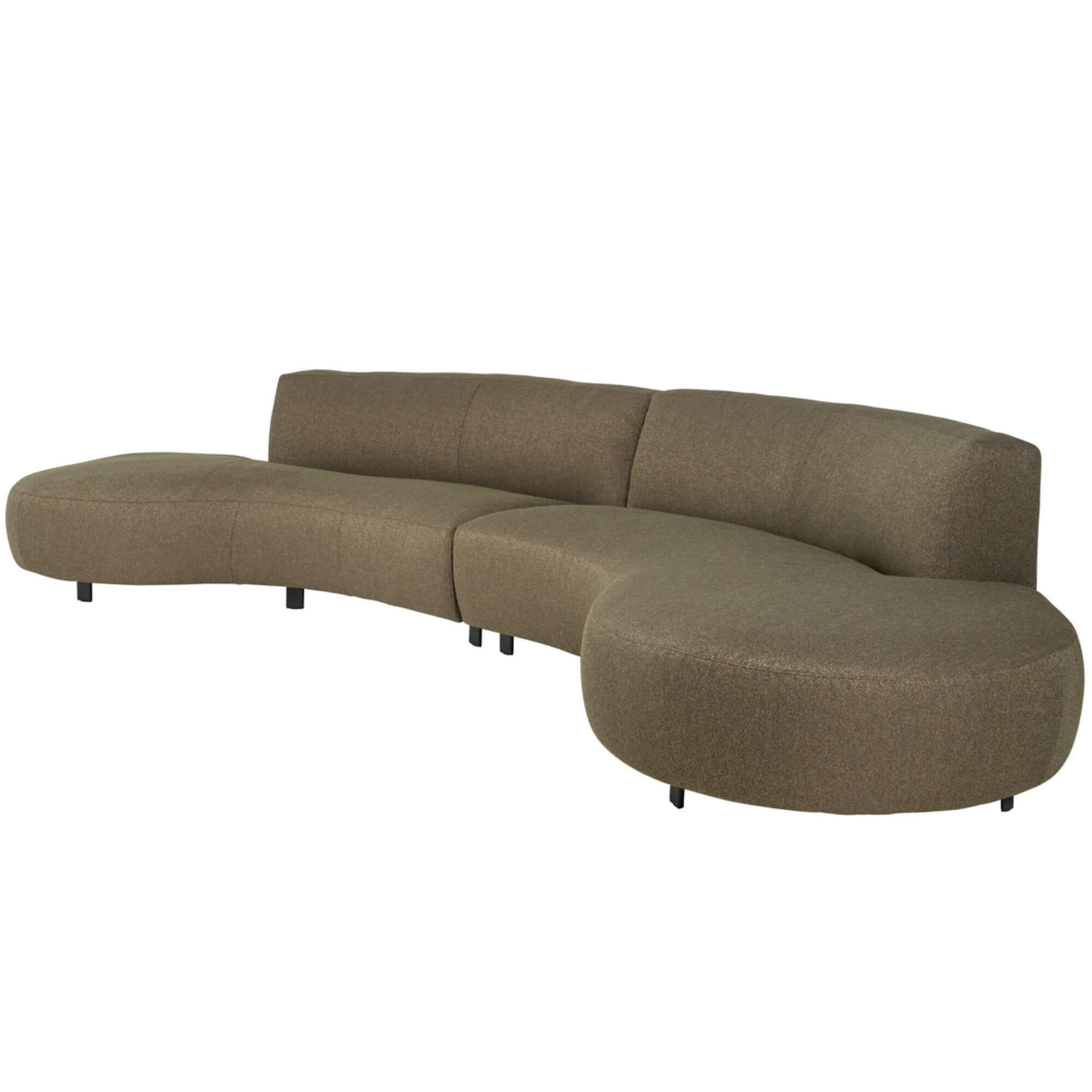 canapé vesta round - l 348 cm - alice beige - furninova 7 canapé vesta round - l 348 cm - alice beige - furninova – image 7