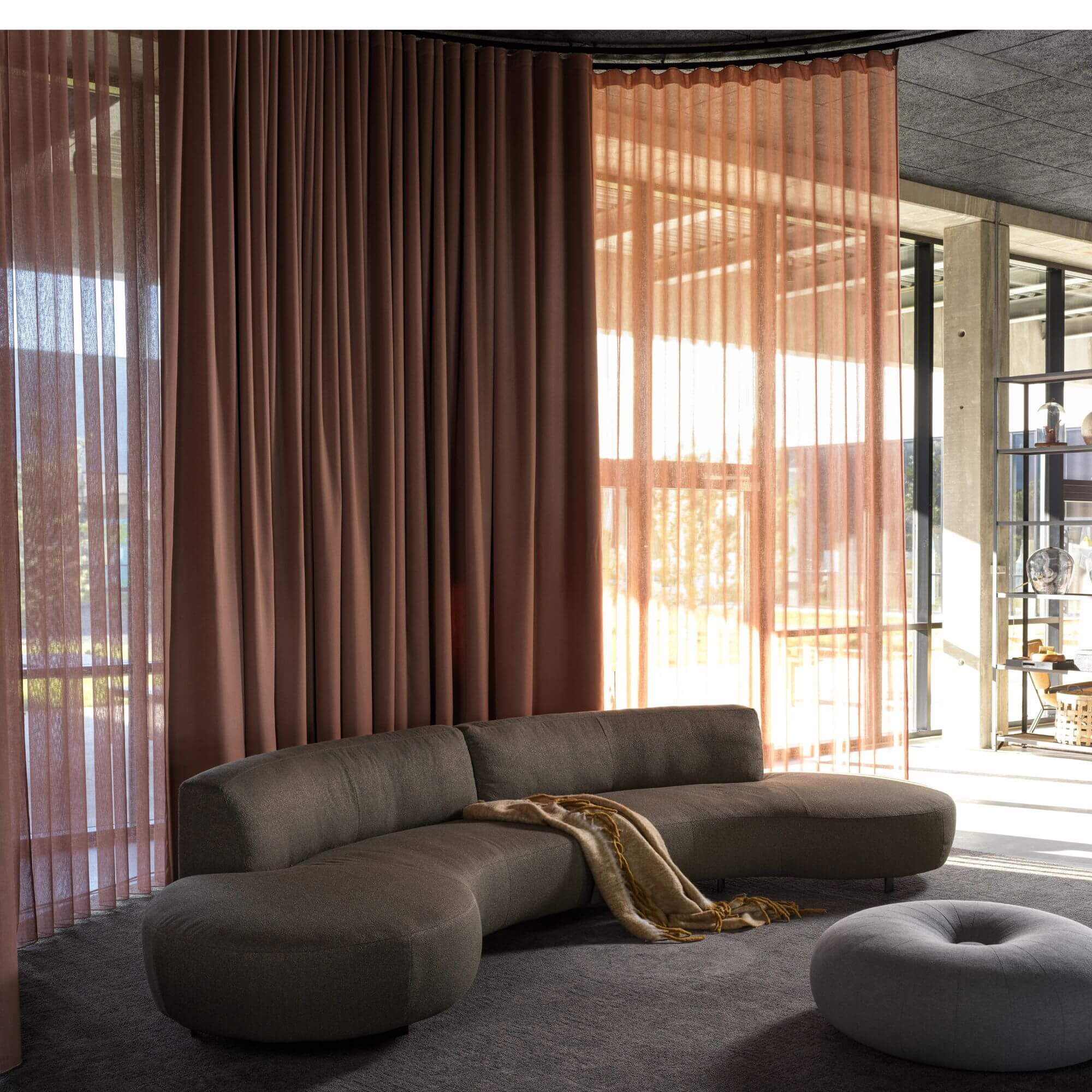 canapé vesta round - l 348 cm - alice beige - furninova 3 canapé vesta round - l 348 cm - alice beige - furninova – image 3