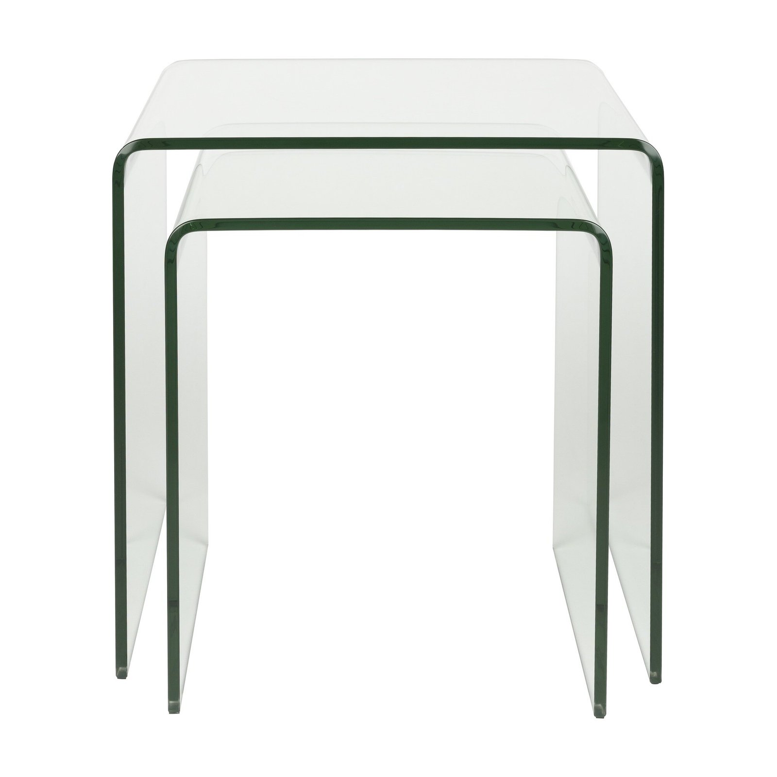tables d’appoint vetro – lot de 2 10 tables d’appoint vetro