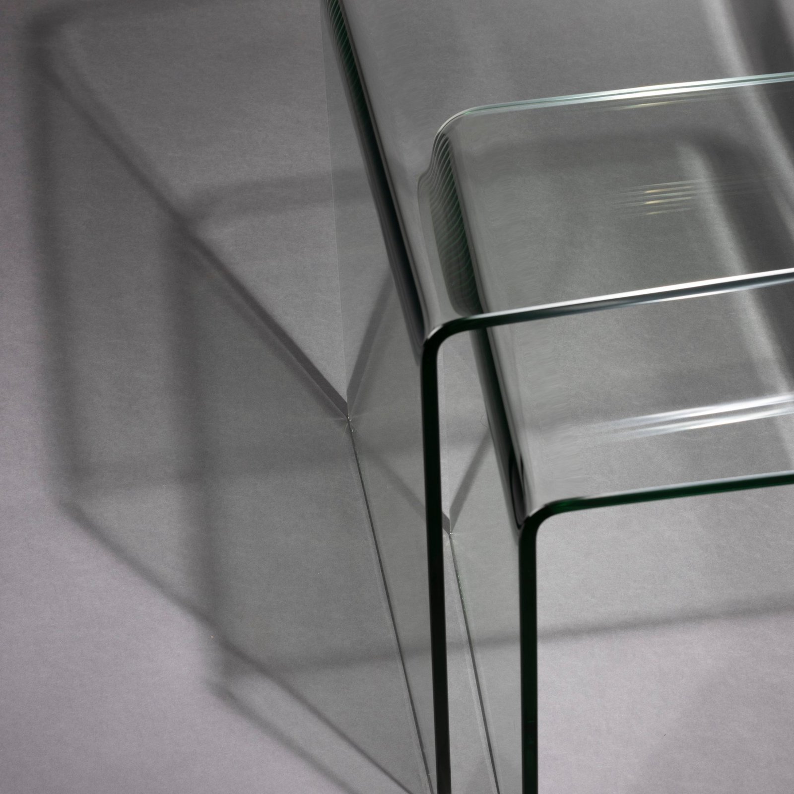 tables d’appoint vetro – lot de 2 4 tables d’appoint vetro – lot de 2 – transparent